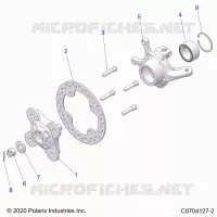 SUSPENSION AVANT CARRIER- Z21NAM99AG (C0704127-2)
