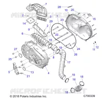 DRIVE TRAIN, COUVERCLE D'EMBRAYAGE AND DUCTING