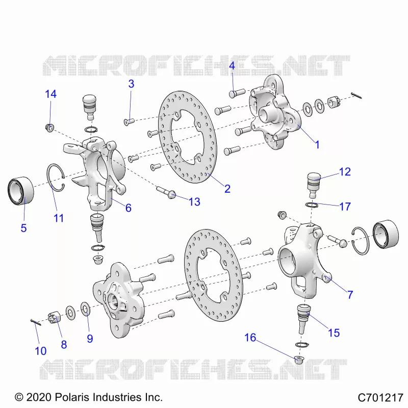 SUSPENSION AVANT HUB