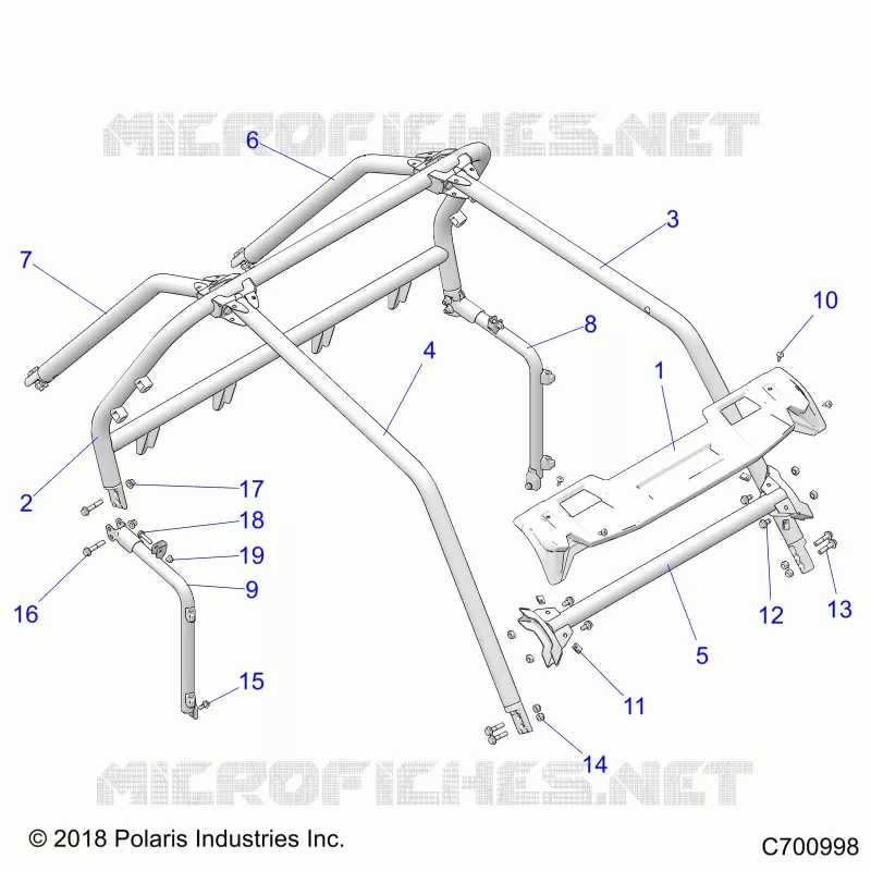 CHASSIS, CAB CADRE