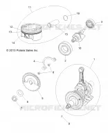 ENGINE, VILEBREQUIN, PISTON AND BALANCE SHAFT