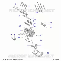 ENGINE, CULASSE, CAM AND VALVES
