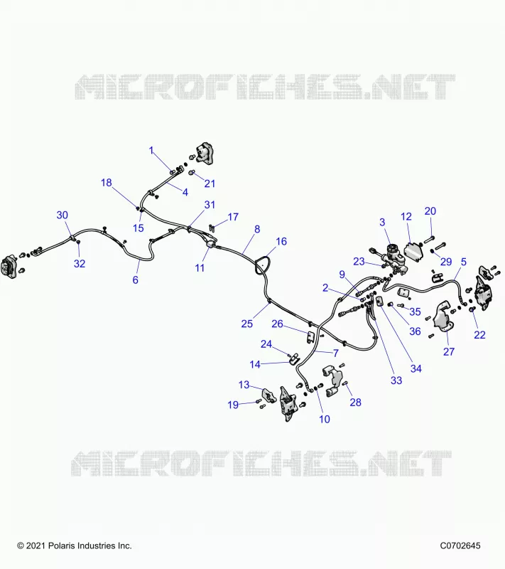 BRAKES, BRAKE LINES AND MAITRE CYLINDRE