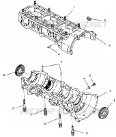 CARTERS MOTEUR ASSEMBLY XLT 0940767, XLT SP 0940667   XLT SKS 0940567 (4925022502034A)