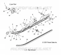 SUSPENSION, FIXATION RAIL