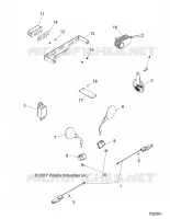 ECLAIRAGE DE PLAQUE D'IMMATRICULATION LIGHT, TURN SIGNAL AND HORN