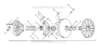 EMBRAYAGE DE TRANSMISSION 650 (4916801680012A)