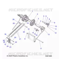 SUSPENSION, BRAS DE SUSPENSION ARRIERE