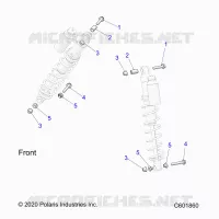 SUSPENSION, SUPPORT AMORTISSEUR , IFS
