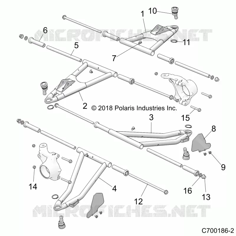 SUSPENSION AVANT CONTROL ARMS