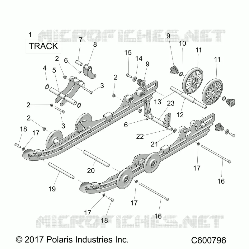 SUSPENSION ARRIERE AND TRACK