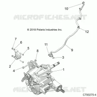 SYSTÃˆME DE TRANSMISSION, MAIN GEARCASE MOUNTING