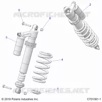 SUSPENSION, AMORTISSEUR AVANT MOUNTING