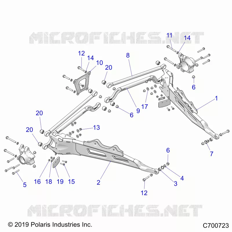 SUSPENSION ARRIERE CONTROL ARMS