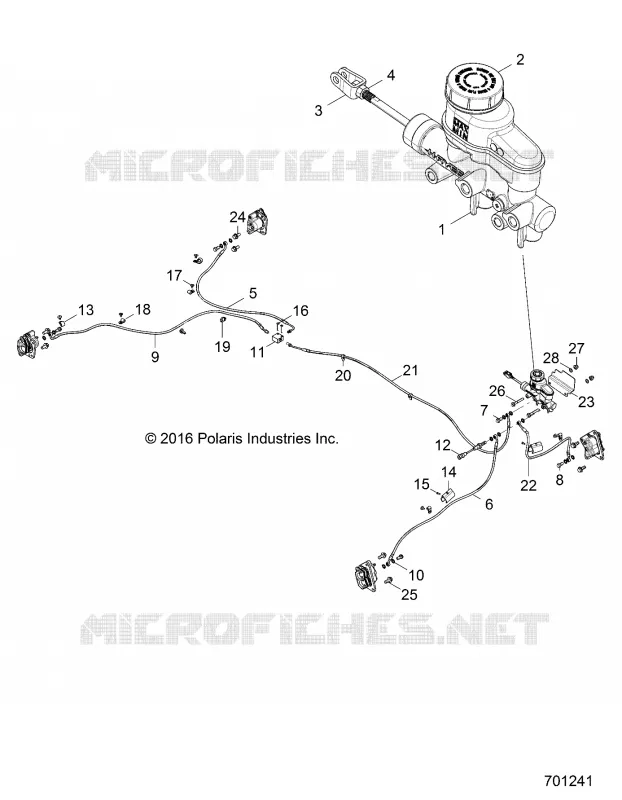 BRAKES, BRAKE LINES AND MAITRE CYLINDRE
