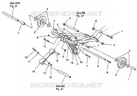 BRAS DE SUSPENSION AVANT TRAIL / 0930761 AND  TRAIL DELUXE / 0930243 (4923222322023A)