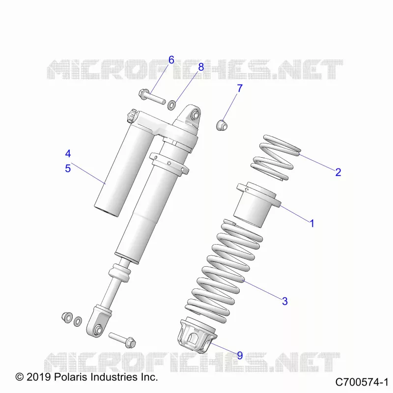 SUSPENSION AVANT SHOCK MOUNTING