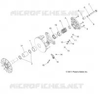 SYSTÈME DE TRANSMISSION, PRIMARY CLUTCH