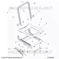 FIXATION SIEGE DRIVERS SEAT