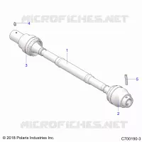 SYSTÃˆME DE TRANSMISSION, FRONT PROP SHAFT