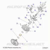 SYSTÃˆME DE TRANSMISSION, PRIMARY CLUTCH