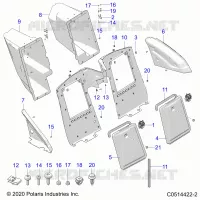 CARROSSERIE ARRIERE STORAGE COMPARTMENTS