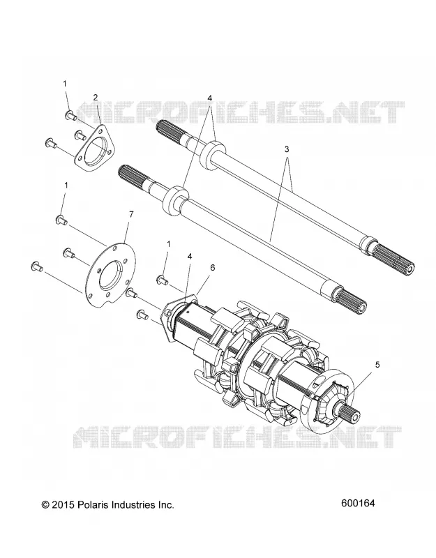 DRIVE TRAIN, JACKSHAFT AND ARBRE DE TRANSMISSION
