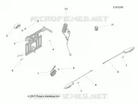 ELECTRICITE, HORN AND LICENSE PLATE LIGHT