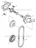 POMPE A EAU XLT TOURING 0973357 and EUROPEAN XLT TOURING E973357 (4937723772C010)