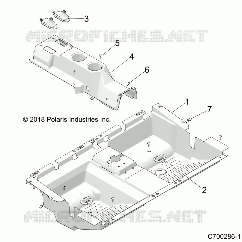 PLANCHER, REAR