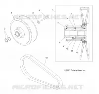 SYSTÈME DE TRANSMISSION, SECONDARY CLUTCH
