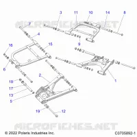 SUSPENSION ARRIERE CONTROL ARMS