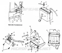 SUPPORT BATTERIE XLT TOURING 0973357 and EUROPEAN XLT TOURING E973357 (4937723772C003)