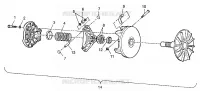 EMBRAYAGE DE TRANSMISSION SCRAMBLER 400 W98BC38C (4947254725B013)