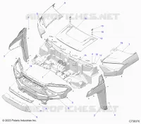 CAPOT AND FRONT FENDERS