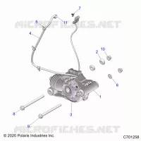 SYSTÃˆME DE TRANSMISSION, FRONT GEARCASE MOUNTING