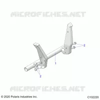CARROSSERIE ARRIERE RACK SUPPORT