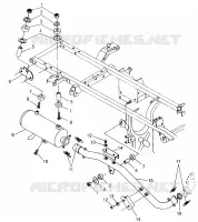 ECHAPPEMENT  SPORTSMAN 500 W97CH50A (4939993999A014)