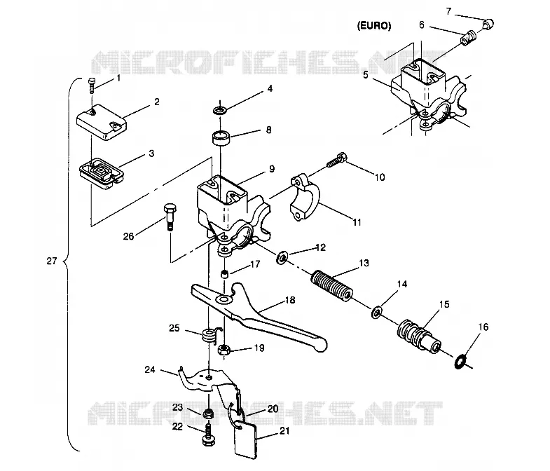 MAITRE CYLINDRE SPORT 0960443, SPORT TOURING 0960243  and EUROPEAN SPORT TO (4932223222B003)