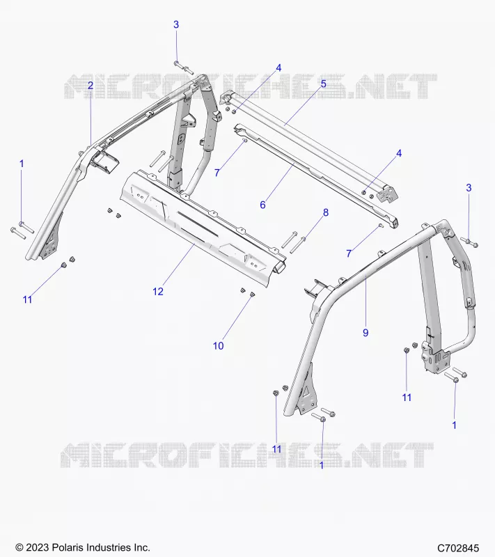 CHASSIS, ROLLOVER PROTECTION 2P