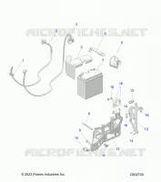 ELECTRICITE, E.S. BATTERY/BOX AND CABLES