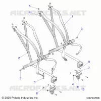 SIEGE BELT MOUNTING, PREMIUM/DELUXE
