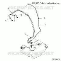 BODY, CARBURANT LINES, STD. 