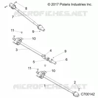SYSTEME DE TRANSMISSION, FRONT, MID, REAR PROP SHAFT
