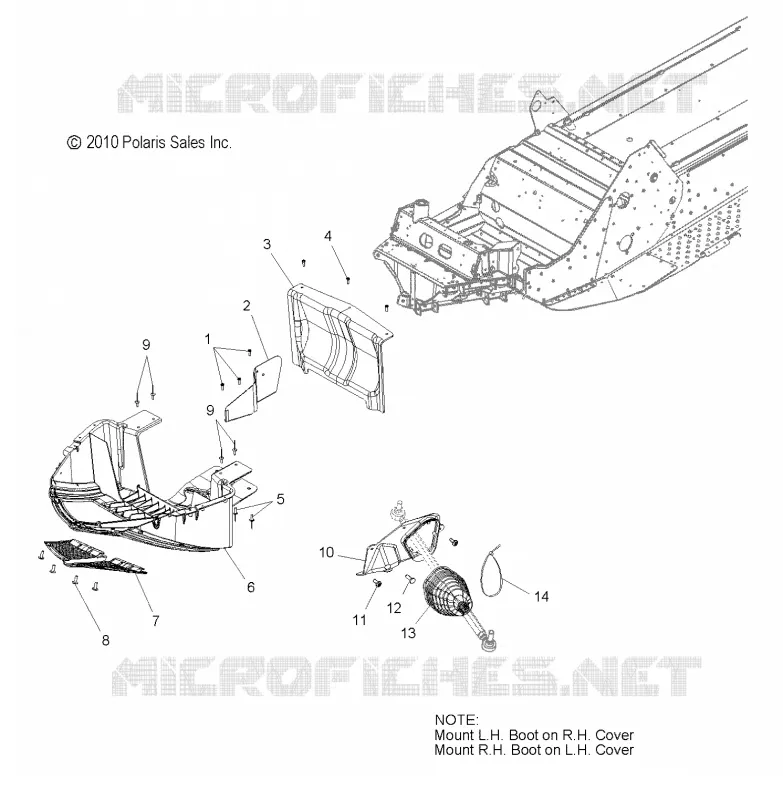 CARROSSERIE AVANT and TIE ROD BOOT