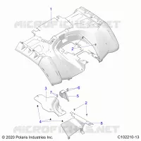 CARROSSERIE ARRIERE CAB