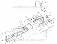 PORTE BAGAGES ET DOSSERET LITE GT 0963133 and EUROPEAN LITE GT E963133 (4933083308A013)