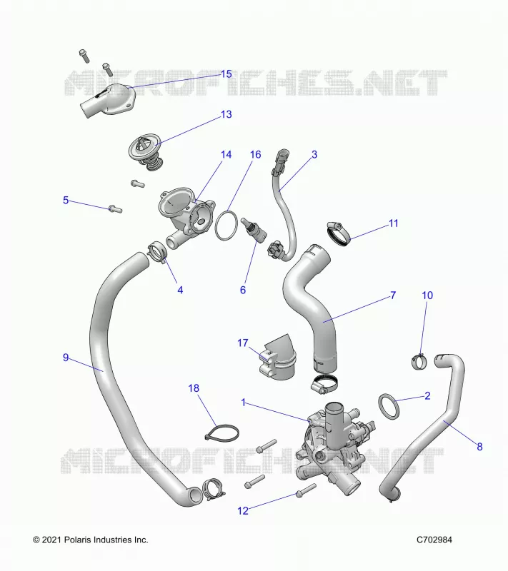 MOTEUR, WATERPUMP AND BYPASS