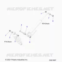 SUSPENSION, SUPPORT AMORTISSEUR , REAR SUSP.