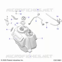 SYSTÃˆME D'ALIMENTATION, FUEL TANK ASM.